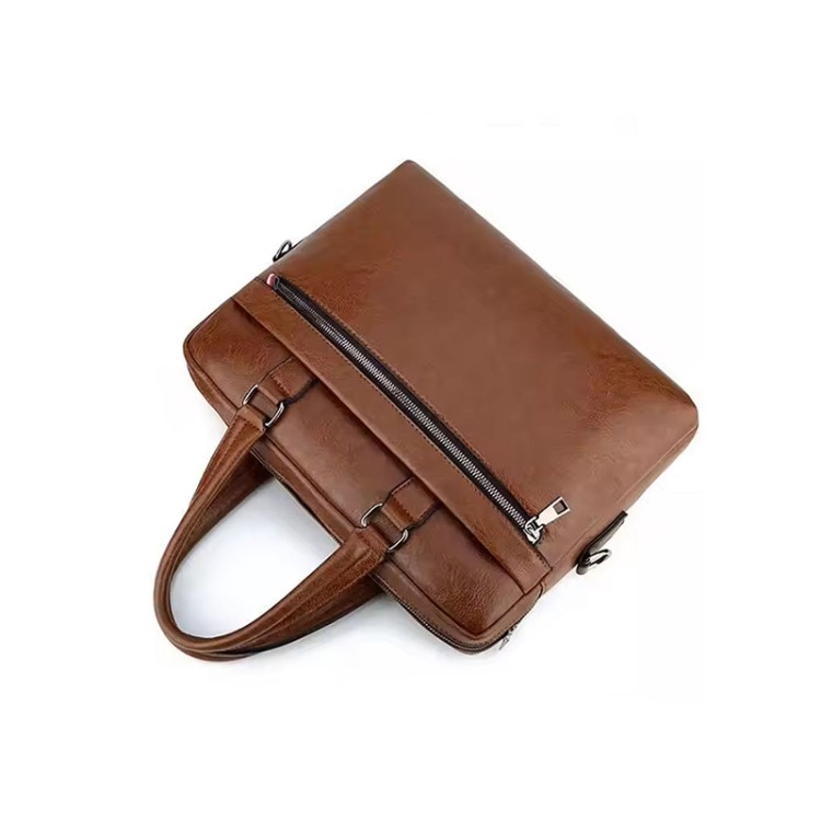 High quality waterproof leather briefcase