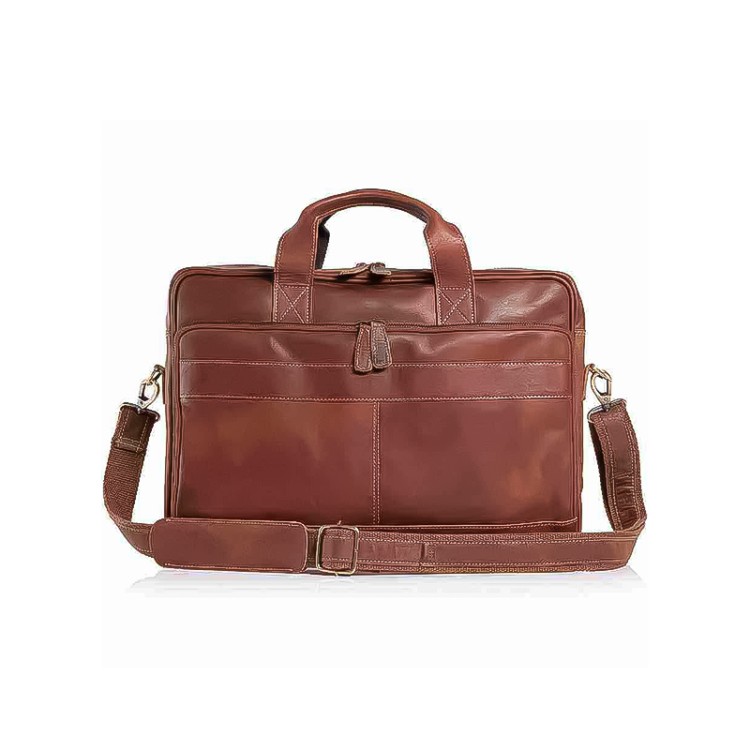 Vintage waterproof fine leather briefcase