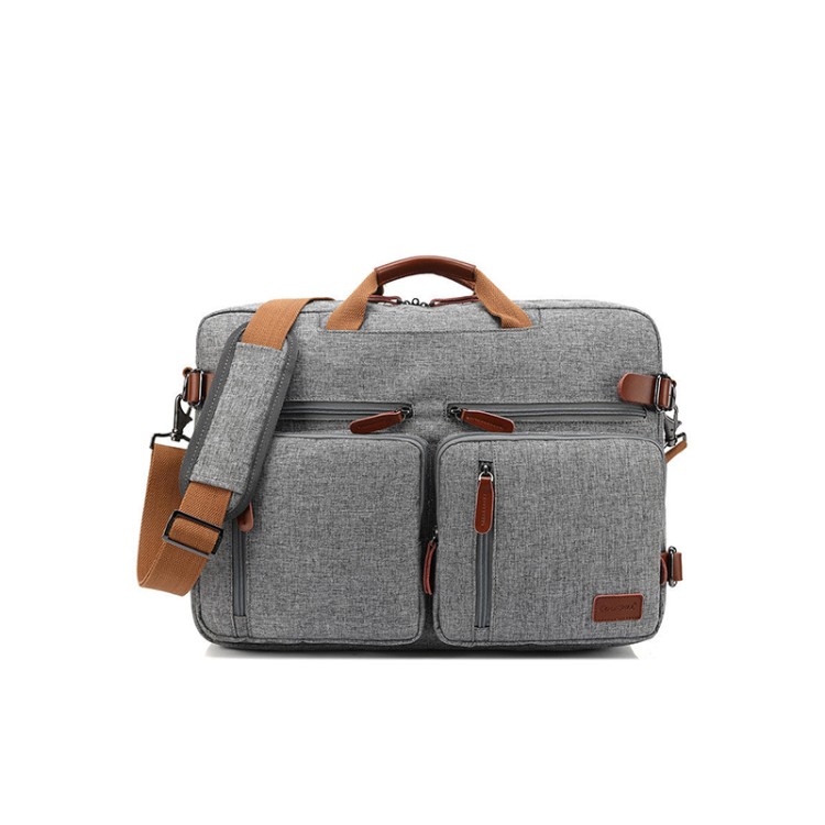 Large capacity leather durable business briefcase