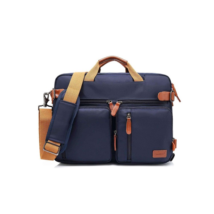 Large capacity leather durable business briefcase