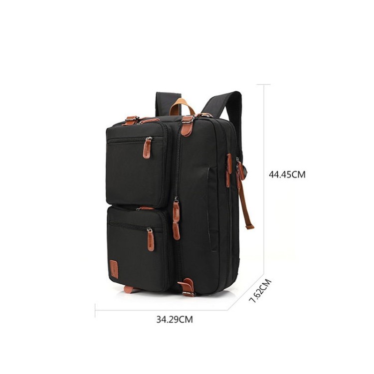 Large capacity leather durable business briefcase