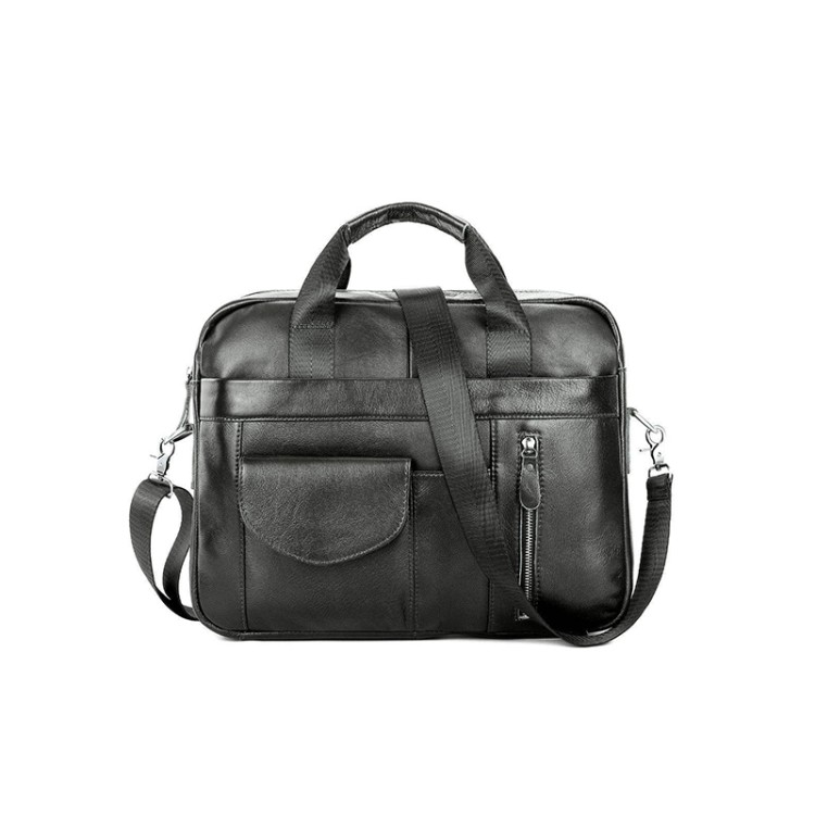 Luxurious waterproof leather business briefcase