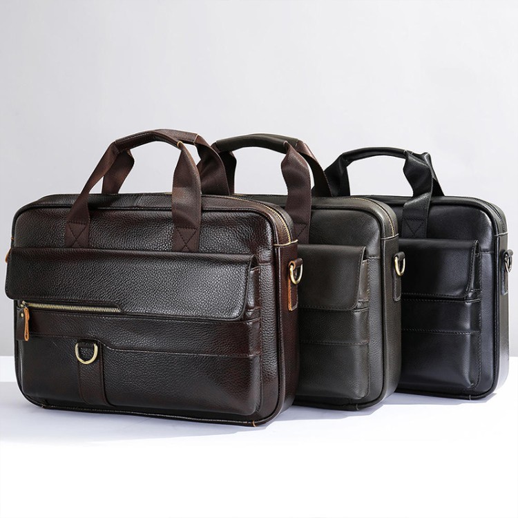 Stylish and durable leather business briefcase