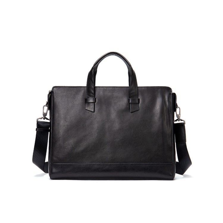 Luxurious soft leather business briefcase