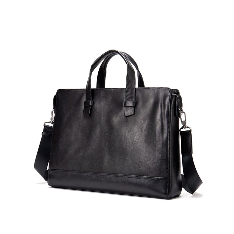 Luxurious soft leather business briefcase