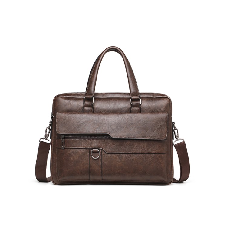 New waterproof leather business briefcase