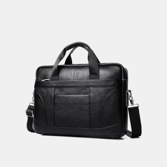 Luxurious high quality leather business briefcase