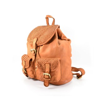 Premium quality classic vintage leather backpack