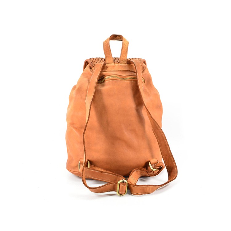 Premium quality classic vintage leather backpack