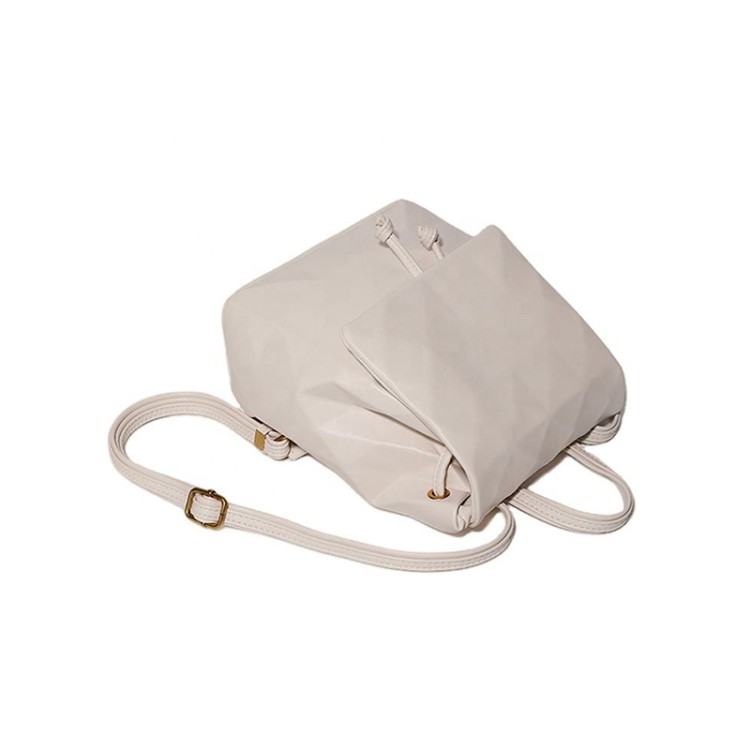 Stylish small geometric rhombus backpack
