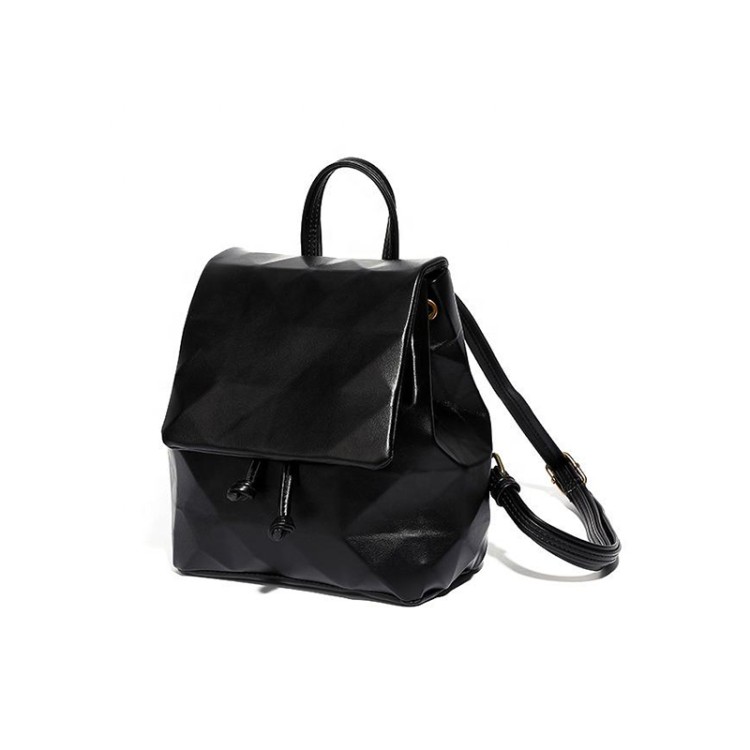 Stylish small geometric rhombus backpack