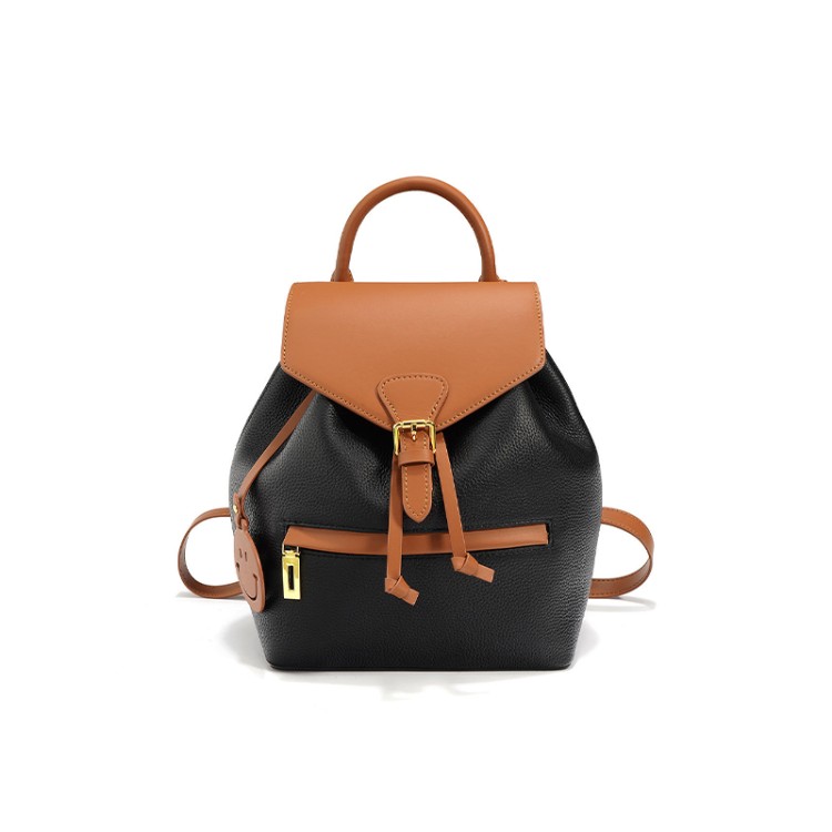 High-quality stitching large-capacity leather backpack