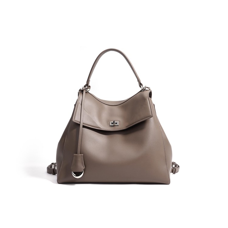 High quality large capacity waterproof leather backpack
