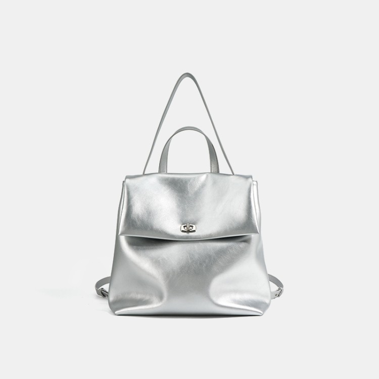 Simple and stylish high quality leather backpack