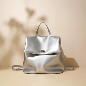 Simple and stylish high quality leather backpack