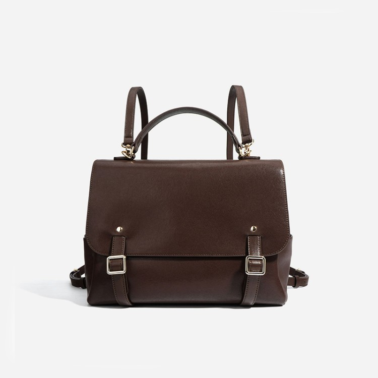 Casual fashionable high quality leather backpack