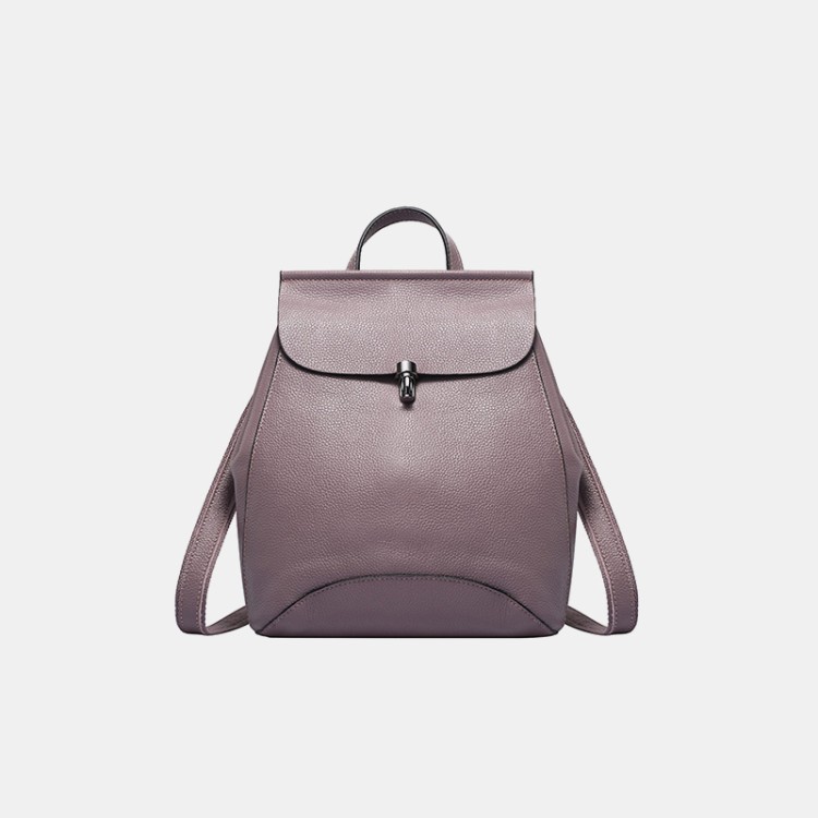 Convenient business waterproof leather backpack