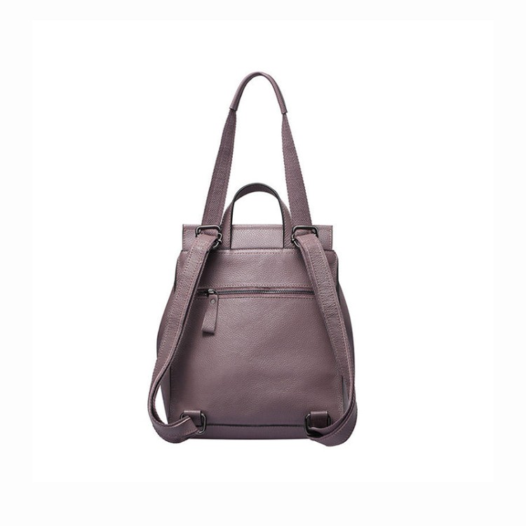 Convenient business waterproof leather backpack