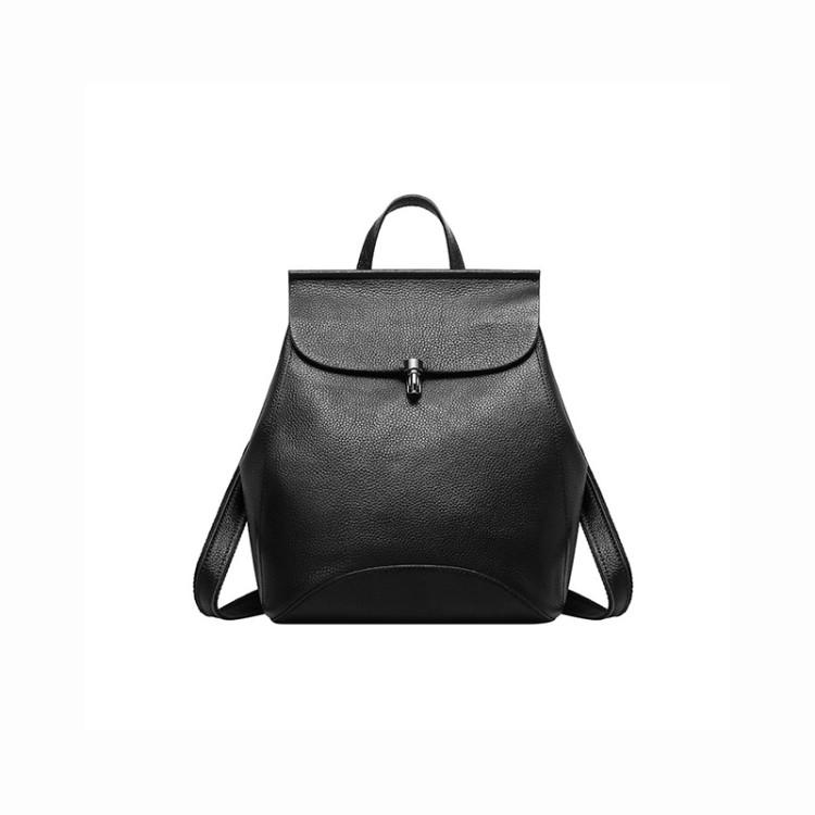 Convenient business waterproof leather backpack