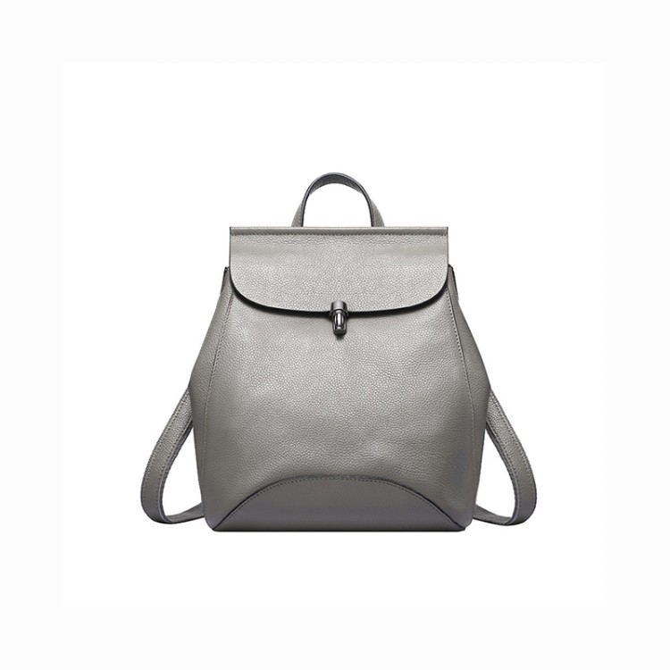 Convenient business waterproof leather backpack