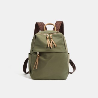High quality casual contrast color backpack
