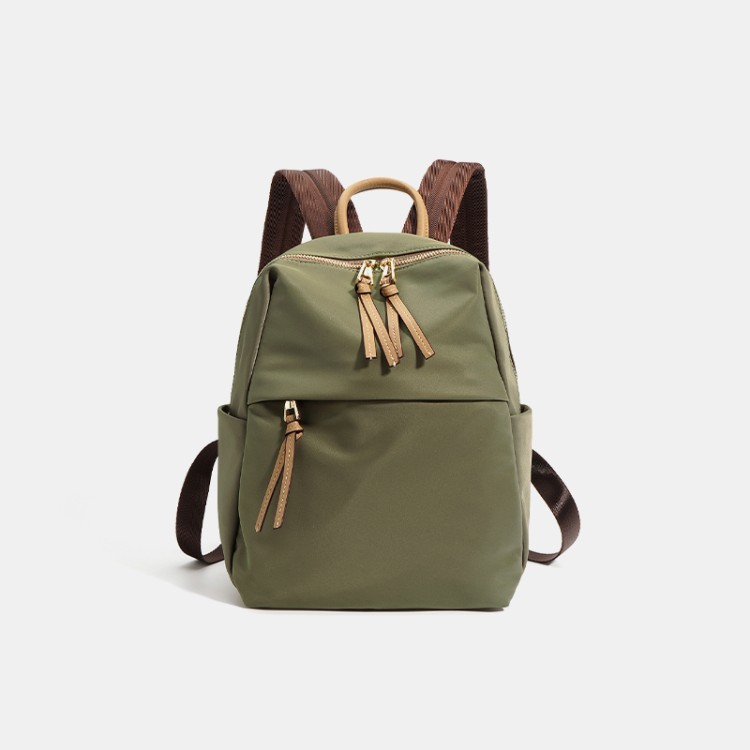 High quality casual contrast color backpack