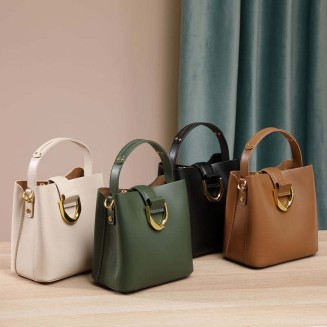 Luxurious lightweight soft leather handbag