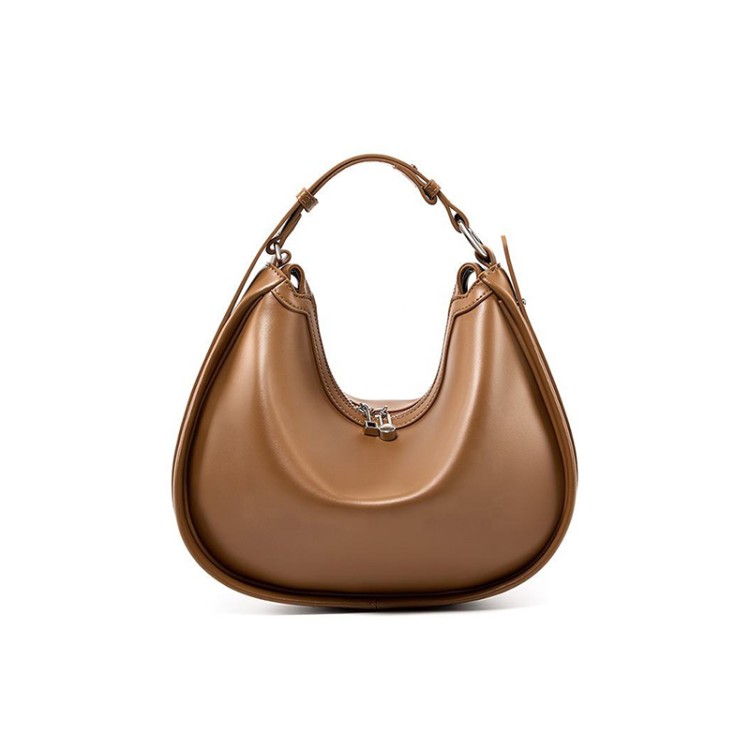 New smooth minimalist leather handbag