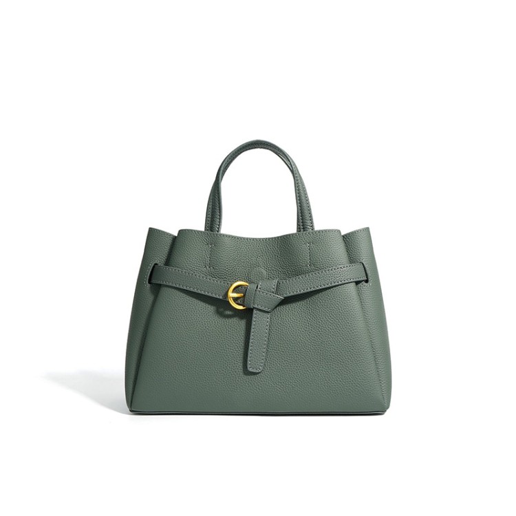 Premium lightweight genuine leather women's handbag