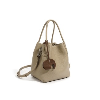 High quality genuine leather bucket women's handbag