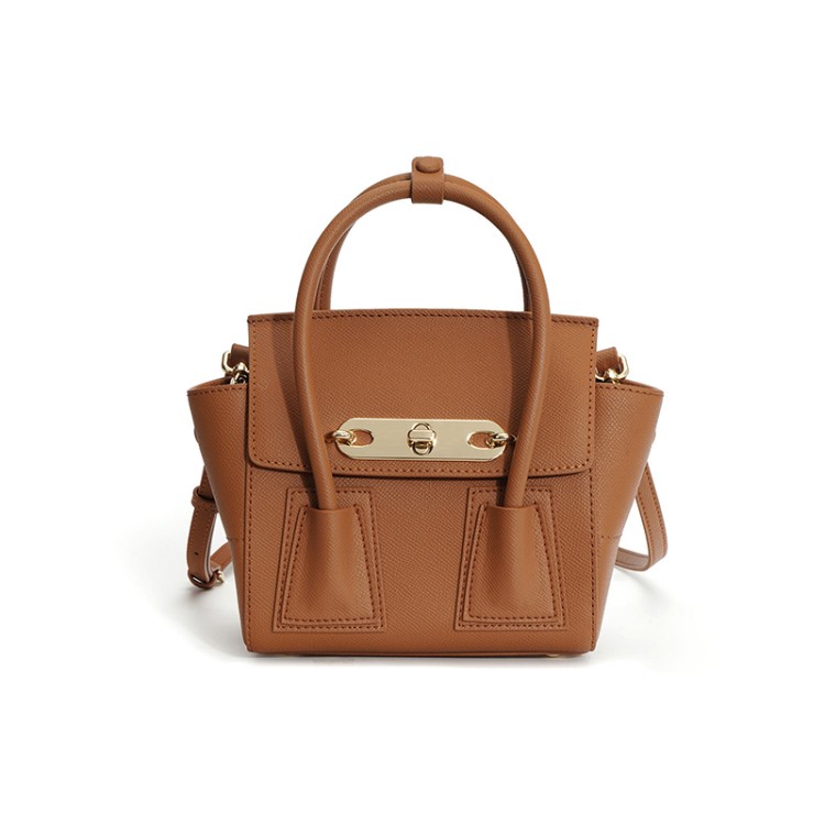 High-end large-capacity genuine leather women's handbag