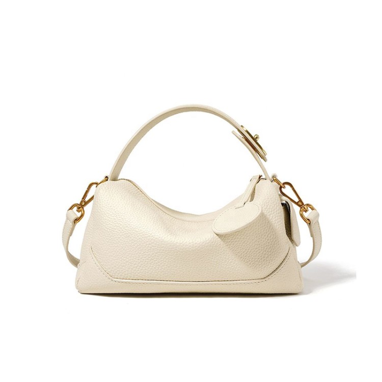 Fashionable textured leather women's handbag