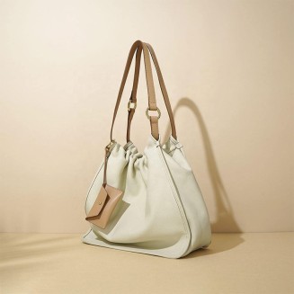 Soft leather large capacity women's handbag
