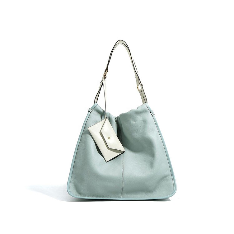 Soft leather large capacity women's handbag