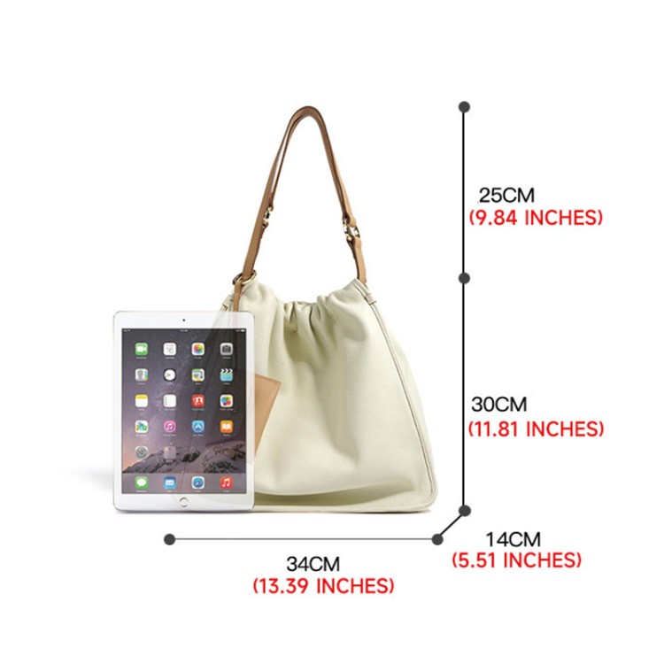 Soft leather large capacity women's handbag
