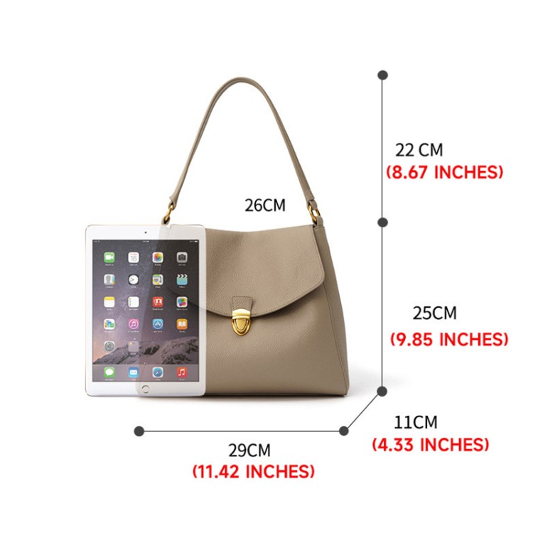 New soft genuine leather women's handbag