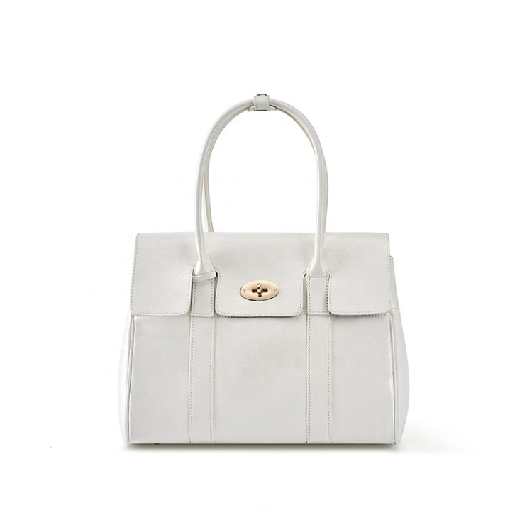 Luxurious large capacity soft leather women's handbag