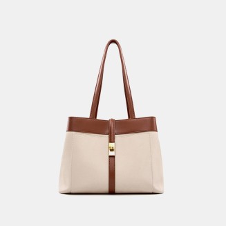 Fashionable woven textured leather women's handbag