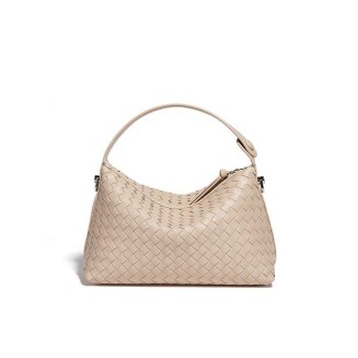 Vintage handwoven zipper women's handbag
