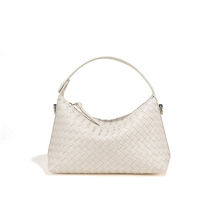 Vintage handwoven zipper women's handbag