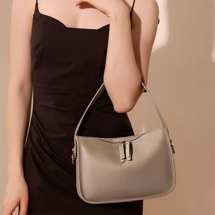 Cushion textured leather women's handbag