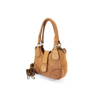 Soft calfskin double handle women's handbag