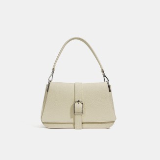 Simple and elegant leather women's handbag