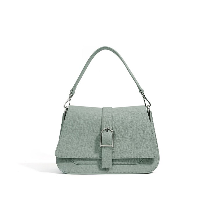Simple and elegant leather women's handbag