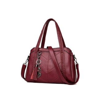 High quality vintage genuine leather women's casual bag