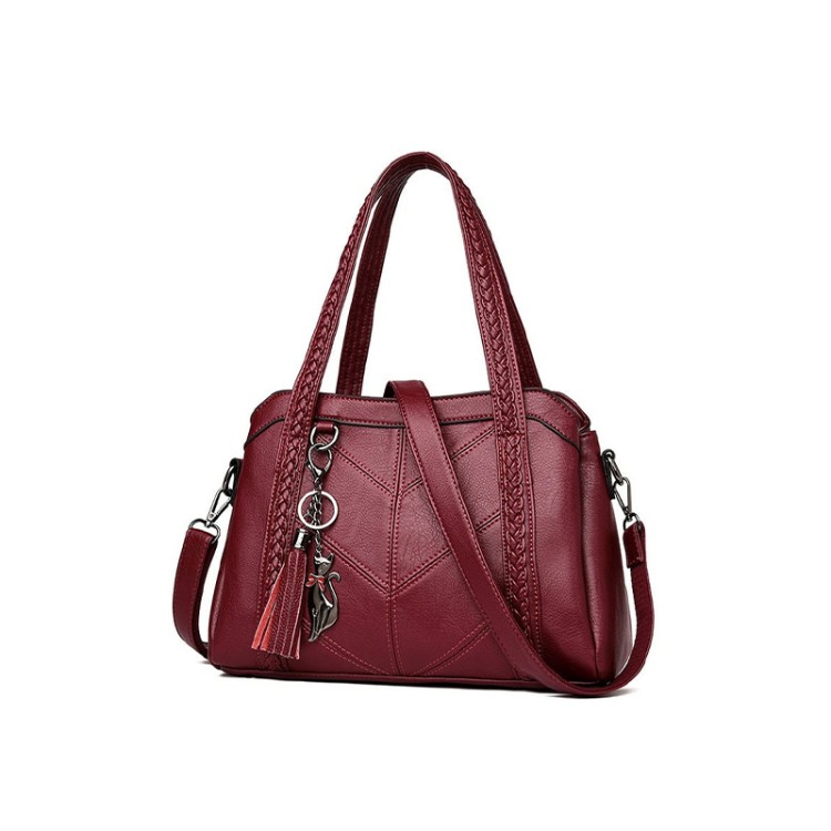 High quality vintage genuine leather women's casual bag