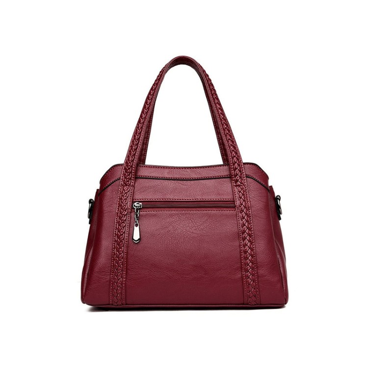 High quality vintage genuine leather women's casual bag