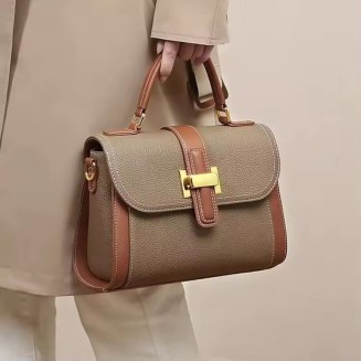 Vintage luxury leather women's casual bag