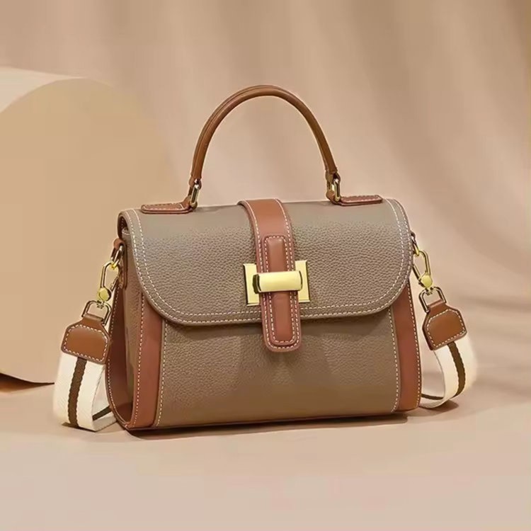 Vintage luxury leather women's casual bag