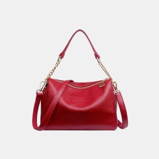 High quality soft leather women's casual bag